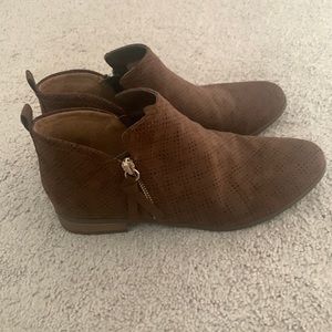 Dr Scholl’s brown booties